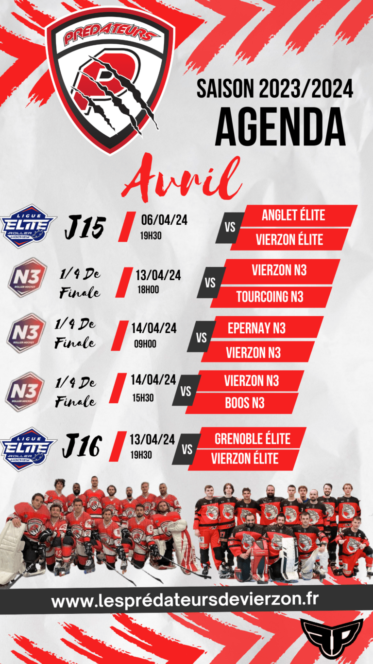 Agenda Avril 2024