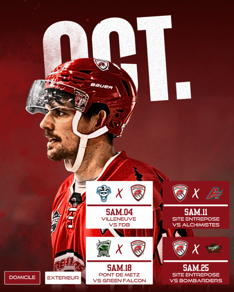 Image de présentation du calendrier d'Octobre en elite 2025-2026 des prédateurs de Vierzon