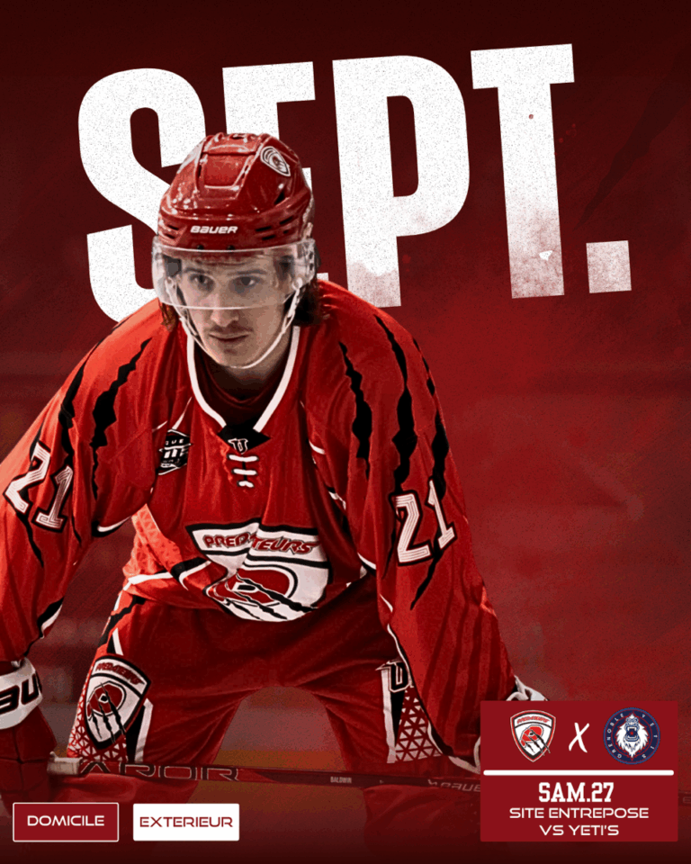 Image de présentation du calendrier de Septembre en elite 2025-2026 des prédateurs de Vierzon