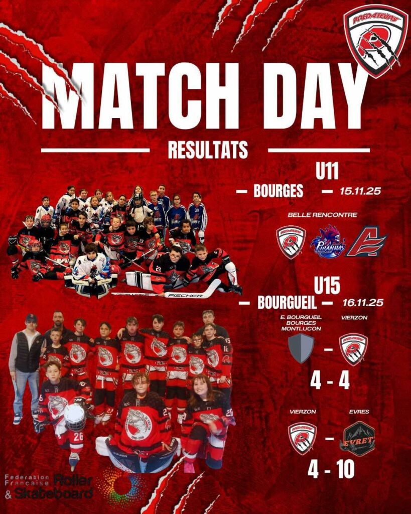 Résultat U15 à Bourgueil nov 25-26