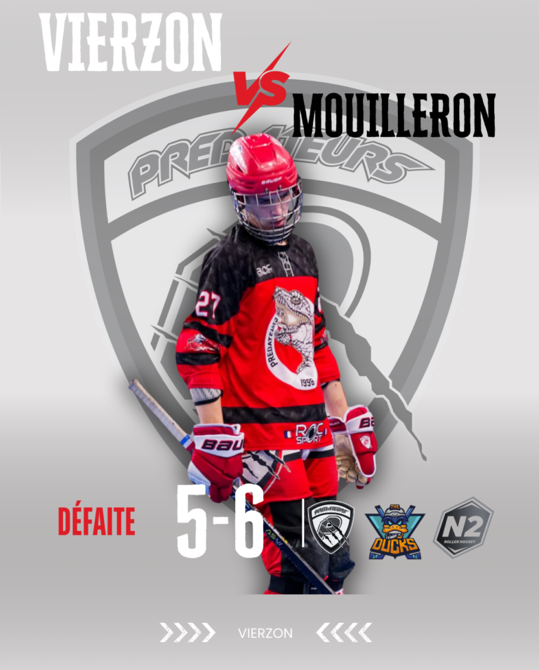 Résultat J10 contre Mouilleron à Vierzon s25-26