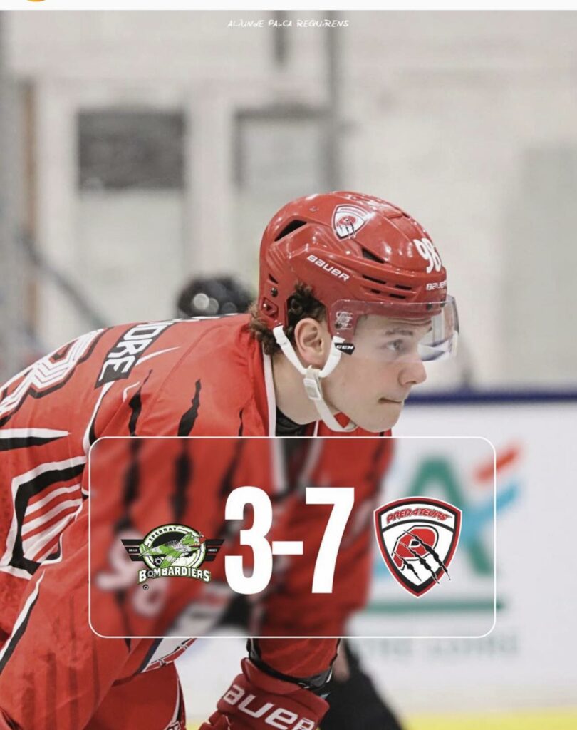 Résultat, victoire 3-7 contre Epernay à Epernay en ligue élite saison 25-26