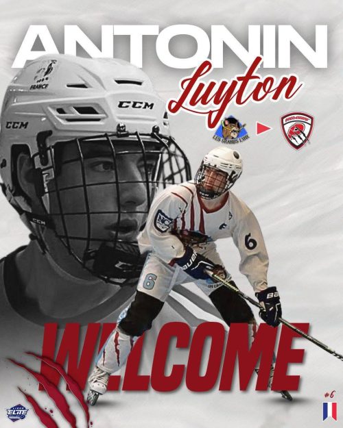 A.LUYTON ARRIVERS25-26 Image d'information de l'arriver du Joueur ANTONIN LUYTON