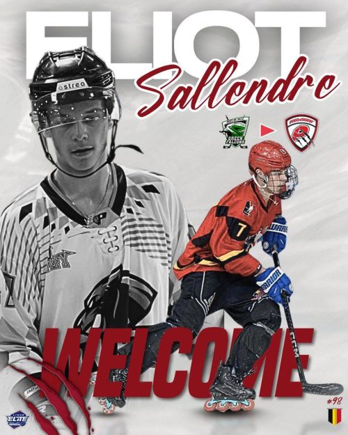 E.SALLENDRE ARRIVERS25-26 Image d'information de l'arriver du Joueur ELIOT SALLENDRE